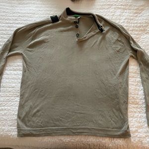 MA.STRUM men’s long sleeve top (large) gray/beige color